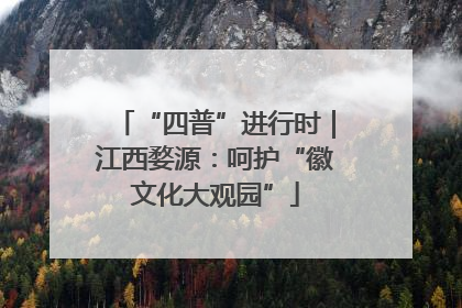 “四普”进行时｜江西婺源：呵护“徽文化大观园”