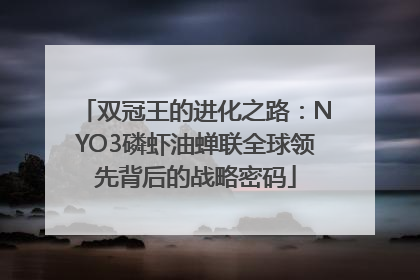 双冠王的进化之路：NYO3磷虾油蝉联全球领先背后的战略密码