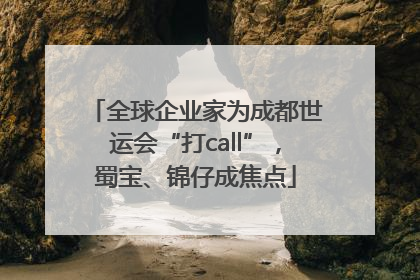 全球企业家为成都世运会“打call”，蜀宝、锦仔成焦点