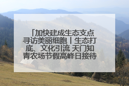 加快建成生态支点 寻访美丽细胞丨生态打底、文化引流 天门知青农场节假高峰日接待游客2万人次