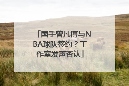 国手曾凡博与NBA球队签约？工作室发声否认