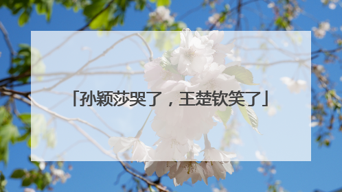 孙颖莎哭了，王楚钦笑了