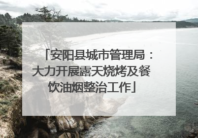 安阳县城市管理局：大力开展露天烧烤及餐饮油烟整治工作