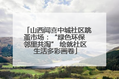 山西闻喜中城社区跳蚤市场：“绿色环保 邻里共淘” 绘就社区生活多彩画卷