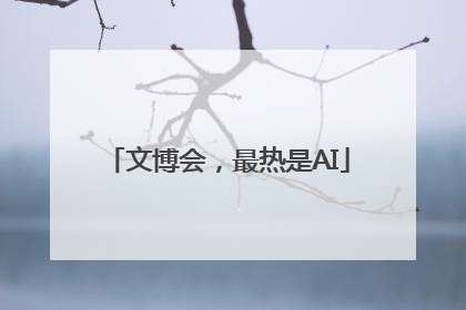 文博会，最热是AI