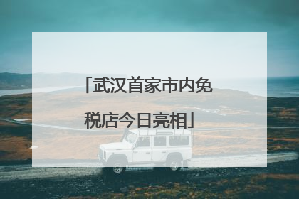 武汉首家市内免税店今日亮相