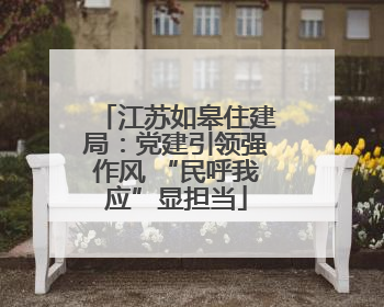 江苏如皋住建局：党建引领强作风 “民呼我应”显担当