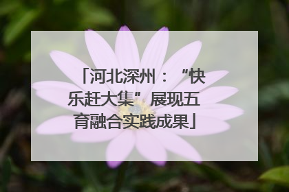 河北深州：“快乐赶大集”展现五育融合实践成果