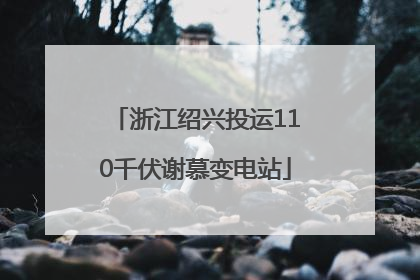浙江绍兴投运110千伏谢慕变电站