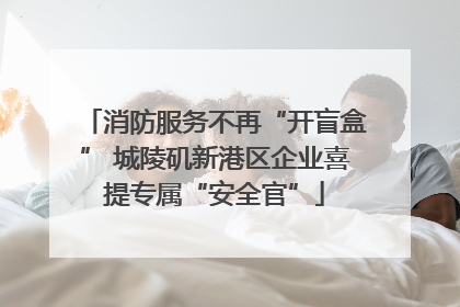 消防服务不再“开盲盒” 城陵矶新港区企业喜提专属“安全官”