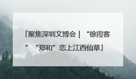 聚焦深圳文博会｜“徐霞客”“郑和”恋上江西仙草