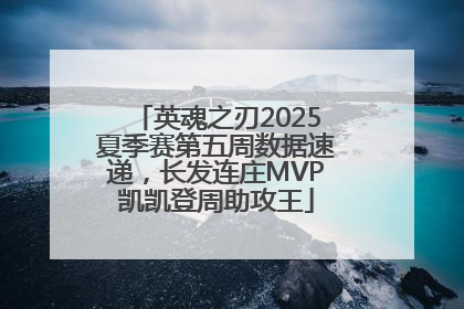 英魂之刃2025夏季赛第五周数据速递，长发连庄MVP凯凯登周助攻王