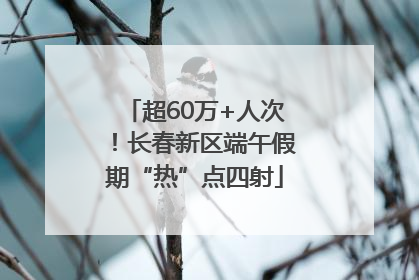 超60万+人次！长春新区端午假期“热”点四射