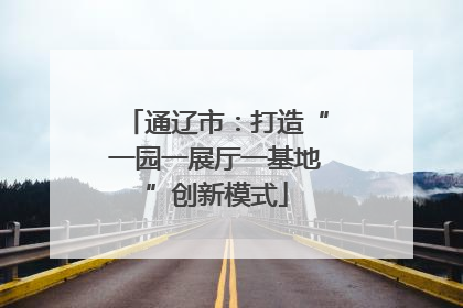 通辽市：打造“一园一展厅一基地”创新模式