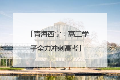 青海西宁：高三学子全力冲刺高考