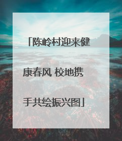陈岭村迎来健康春风 校地携手共绘振兴图